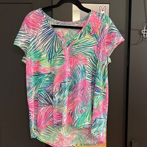 Etta top Lilly Pulitzer perfect print placement